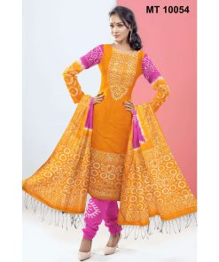 কটন বাটিক থ্রি পিছ (MT-10054)