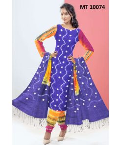 কটন বাটিক থ্রি পিছ (MT-10074)