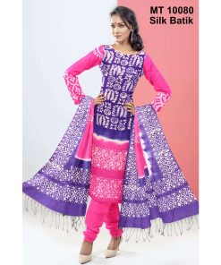 সিল্ক বাটিক থ্রি পিছ (MT-10080)
