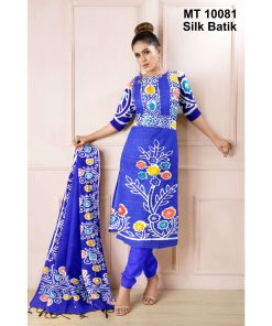 সিল্ক বাটিক থ্রি পিছ (MT-10081)
