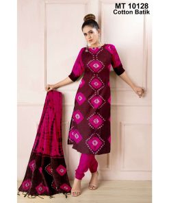 কটন বাটিক থ্রি পিছ (MT-10128)