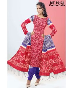 কটন বাটিক থ্রি পিছ (MT-10131)