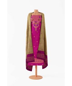 Alternative view of মাসলাইস সিল্ক তাঁতের থ্রি-পিস (MT-10151)