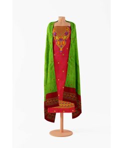 Alternative view of মাসলাইস সিল্ক তাঁতের থ্রি-পিস (MT-10152)