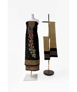 Alternative view of মাসলাইস সিল্ক তাঁতের থ্রি-পিস (MT-10162)