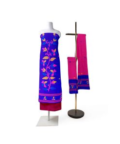 Alternative view of মাসলাইস সিল্ক তাঁতের থ্রি-পিস (MT-10194)