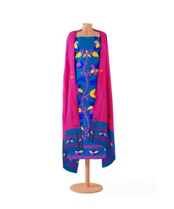 Alternative view of মাসলাইস সিল্ক তাঁতের থ্রি-পিস (MT-10195)