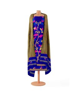 Alternative view of মাসলাইস সিল্ক তাঁতের থ্রি-পিস (MT-10202)