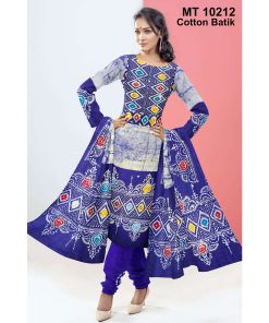 কটন বাটিক থ্রি পিছ (MT-10212)