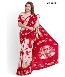 Soft Cotton Batik Saree with Blouse Piece (MT-2040)