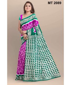 Soft Cotton Batik Saree with Blouse Piece (MT-2089)