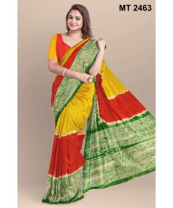 Soft Cotton Batik Saree with Blouse Piece (MT-2463)