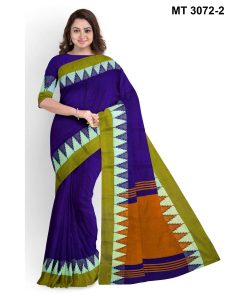 সফট হাফ সিল্ক টাঙ্গাইল তাঁতের শাড়ী ব্লাউজ পিছ সহ (MT-3072-2)