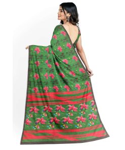 Alternative view of মাসলাইস সিল্ক ডিজিটাল প্রিন্ট শাড়ী (MT-3812)