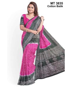 Soft Cotton Batik Saree with Blouse Piece (MT-3835)