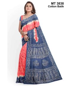 Soft Cotton Batik Saree with Blouse Piece (MT-3838)
