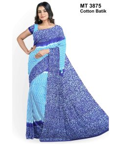 Soft Cotton Batik Saree with Blouse Piece (MT-3875)