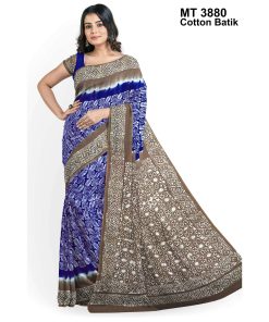 Soft Cotton Batik Saree with Blouse Piece (MT-3880)