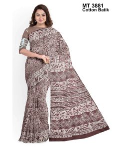 Soft Cotton Batik Saree with Blouse Piece (MT-3881)