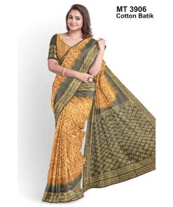 Soft Cotton Batik Saree with Blouse Piece (MT-3906)