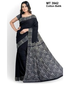 Soft Cotton Batik Saree with Blouse Piece (MT-3942)