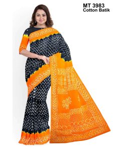 Soft Cotton Batik Saree with Blouse Piece (MT-3983)