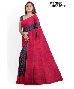 Soft Cotton Batik Saree with Blouse Piece (MT-3985)