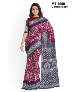 Soft Cotton Batik Saree with Blouse Piece (MT-4069)
