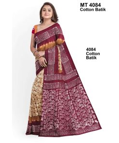 Soft Cotton Batik Saree with Blouse Piece (MT-4084)