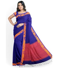 Alternative view of Tangail Tant Cotton Saree With Running Blouse Piece (MT-4107)