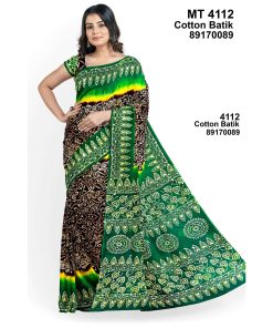 Soft Cotton Batik Saree with Blouse Piece (MT-4112)