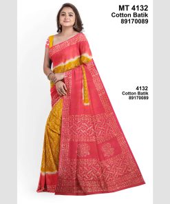Soft Cotton Batik Saree with Blouse Piece (MT-4132)