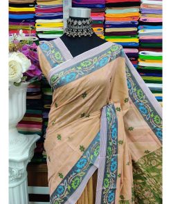 Alternative view of টাঙ্গাইল কটন বালুচুড়ি শাড়ী ব্লাউজ পিছ সহ