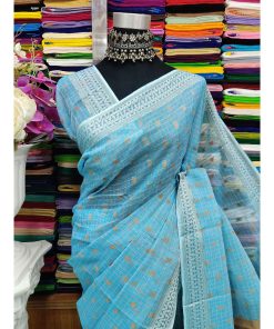 Alternative view of টাঙ্গাইল কটন বালুচুড়ি শাড়ী ব্লাউজ পিছ সহ